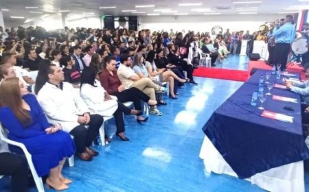 UCP-PJC abre ano letivo de 2025 com mais de 1,2 mil futuros médicos Universidade Central do Paraguai é a maior em contingente de acadêmicos