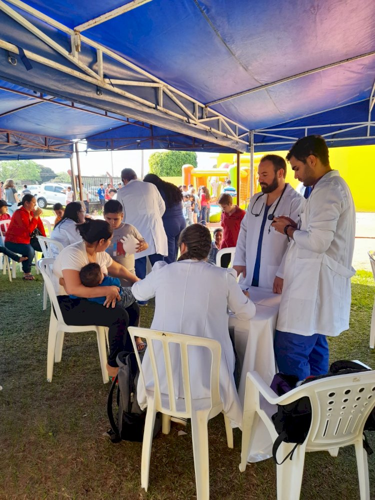 Centenas de pessoas são beneficiadas por ação da UCP em Zanja Pytã