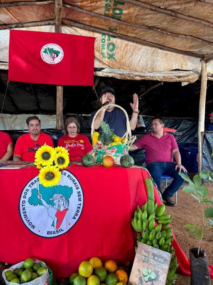 Carlos Bernardo engrossa coro dos sem-terra por condições igualitárias aos assentados da Nova Itamarati